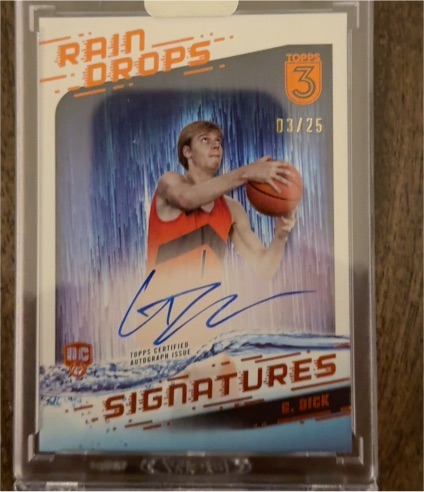 2023-24 Topps Three #RS-GD Gradey Dick — front