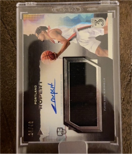 2023-24 Topps Midnight Rookie Horizon Signatures #RHS-RR Rayan Rupert — front