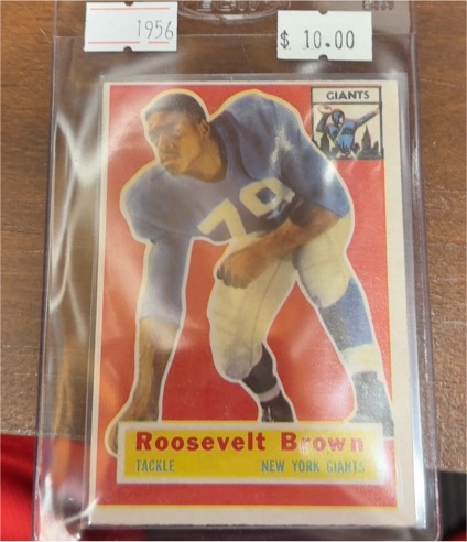 1956 Topps #41 Roosevelt Brown — front