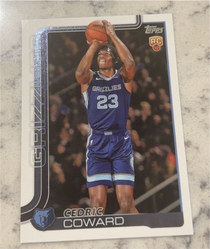 2025-26 Topps #211 Cedric Coward — front