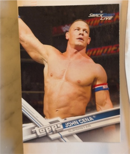 2017 Topps WWE #47 John Cena — front