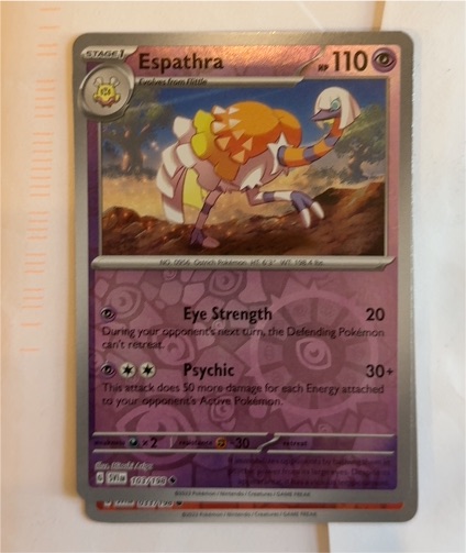 2023 Pokémon Scarlet & Violet #103 Espathra — front