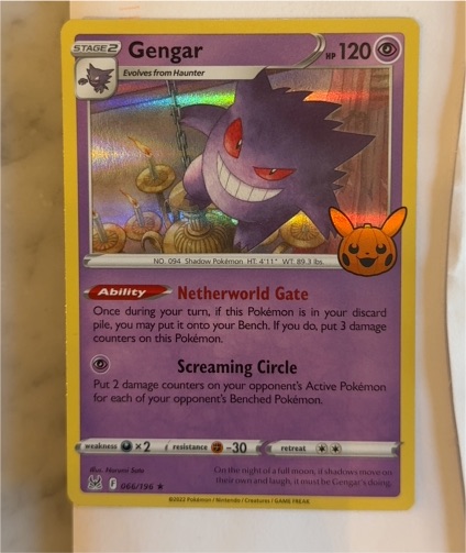 2023 Pokémon Trick or Trade #66 Gengar — front