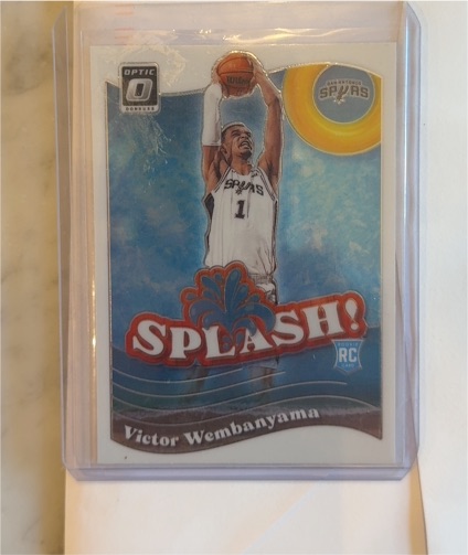 2023-24 Donruss Optic #6 Victor Wembanyama Splash! Rookie — front