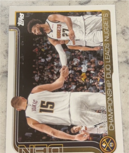 2025-26 Topps #286 5280!: Championship Duo Leads Nuggets — front