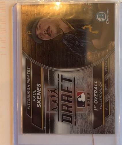 2023 Bowman Chrome Draft Night #BDN-7 Paul Skenes — front