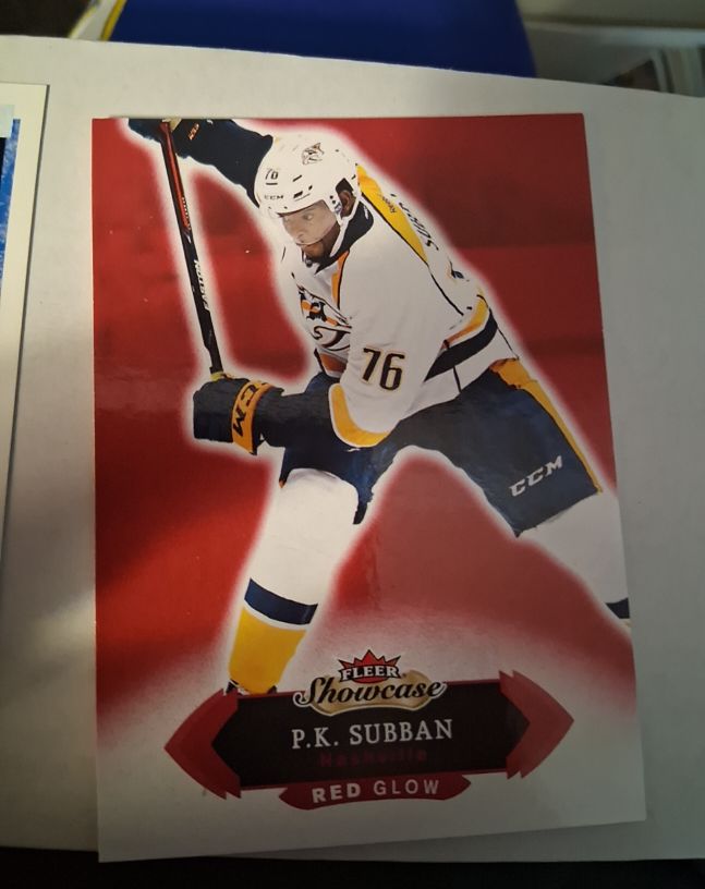 2016-17 Fleer Showcase #9 P.K. Subban — front