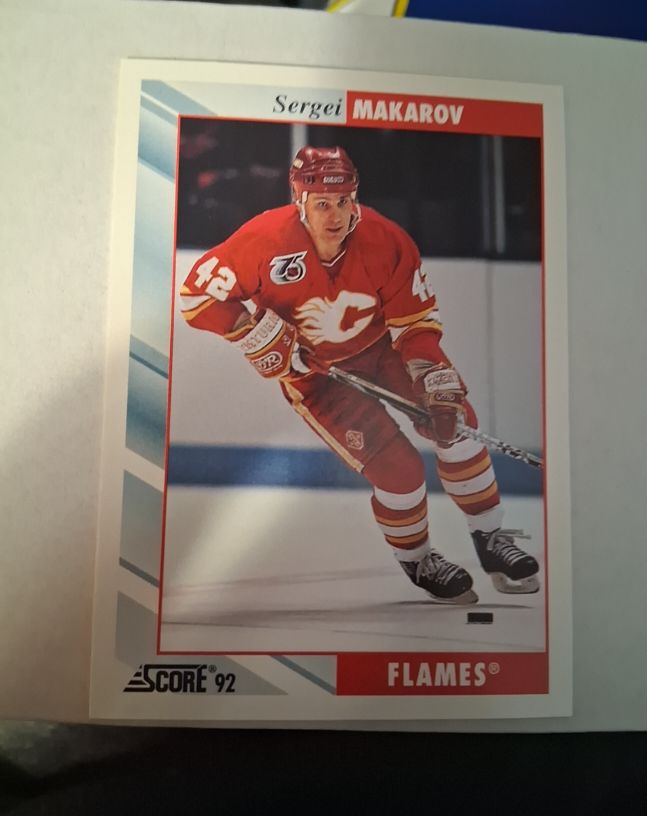 1992-93 Score #382 Sergei Makarov — front