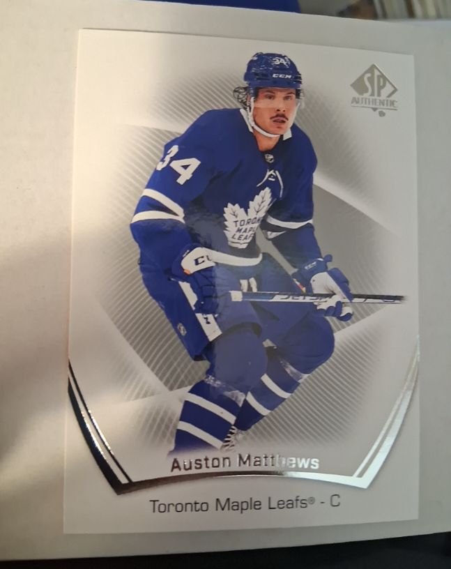2021-22 Upper Deck SP Authentic #88 Auston Matthews — front
