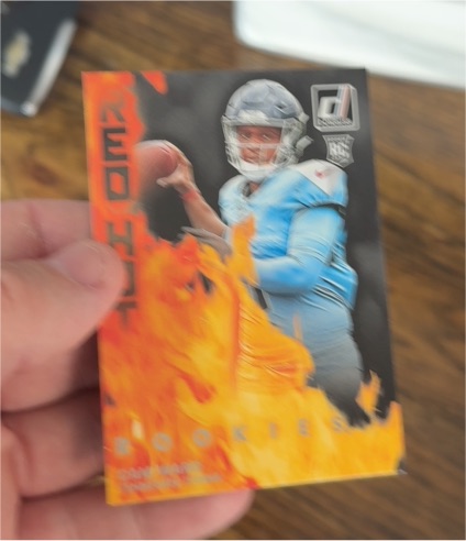 2025 Panini Donruss Red Hot Rookies #RHR-TYS Tyler Shough — front