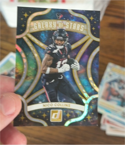 2025 Panini Donruss #8 Nico Collins Galaxy of Stars — front