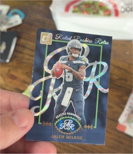 2025 Panini Donruss #16 Jalen Milroe Rated Rookie Retro — front