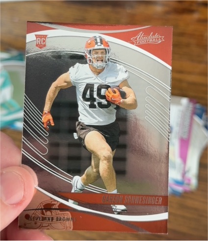 2025 Panini Absolute #112 Carson Schwesinger — front