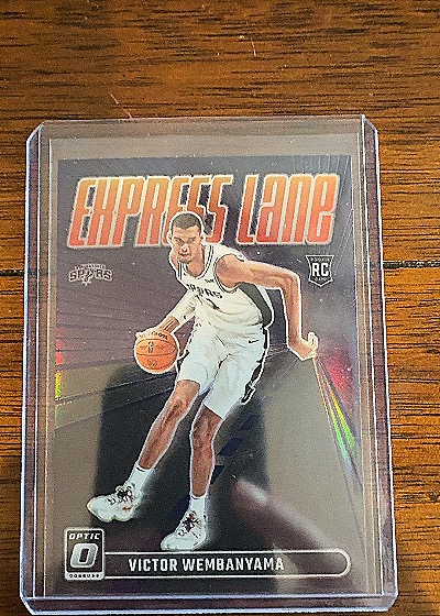 2023 Donruss Optic Express Lane #8 Victor Wembanyama — front