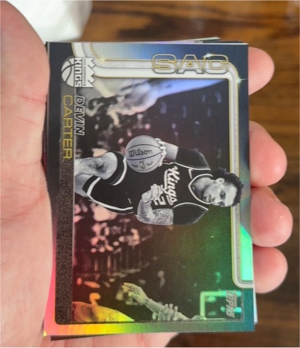 2025-26 Topps #SAC Devin Carter — front