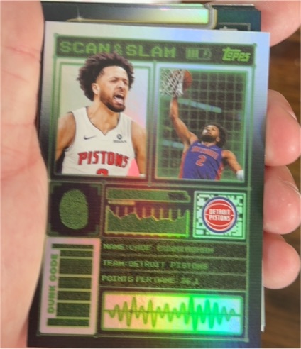 2025-26 Topps Scan & Slam #SS-10 Cade Cunningham — front