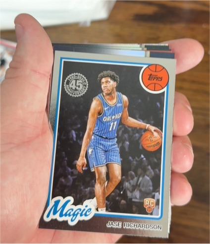 2025-26 Topps Basketball 45th Anniversary #80BK-71 Jase Richardson — front