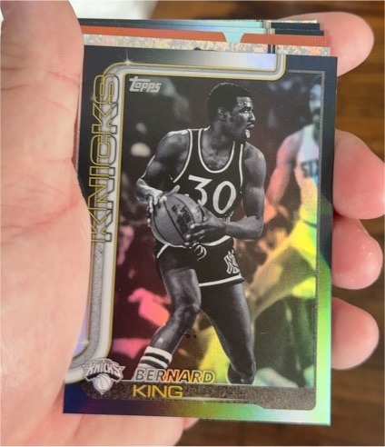 2025-26 Topps #268 Bernard King Blackout — front