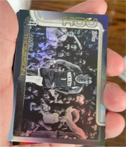 2025-26 Topps Amen Thompson Houston Rockets — front