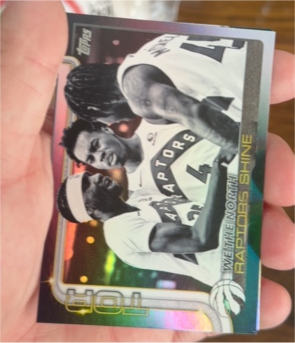 2025-26 Topps #276 We The North: Raptors Shine — front