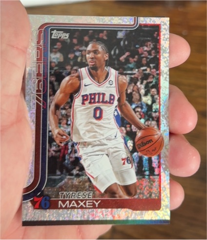 2025-26 Topps Basketball #21 Tyrese Maxey — front