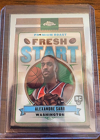 2024-25 Topps Chrome Fresh Start #FS-2 Alexandre Sarr — front