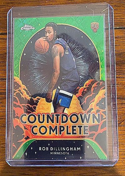 2024-25 Topps Chrome #CC-16 Rob Dillingham Countdown Complete — front