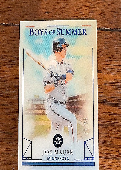 2024 Panini Boys of Summer Joe Mauer Minnesota Twins — front