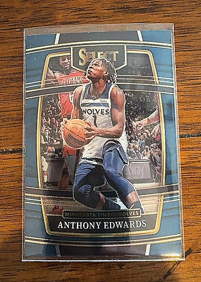 2021-22 Panini Select #49 Anthony Edwards — front