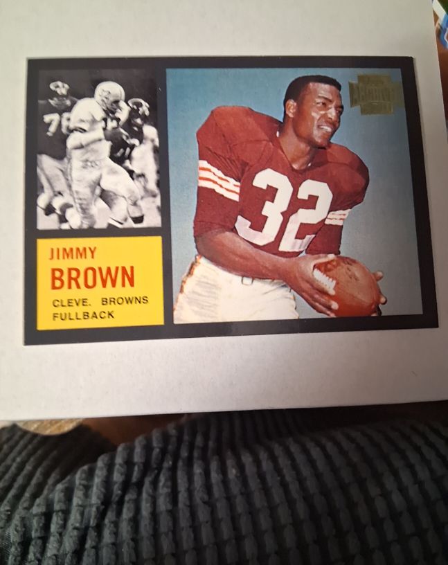 1962 Topps #28 Jim Brown — front
