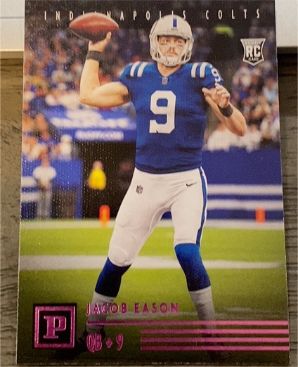 2020 Panini Chronicles #PA-7 Jacob Eason — front