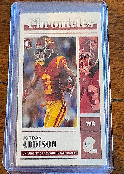 2023 Panini Chronicles Draft Picks #7 Jordan Addison — front