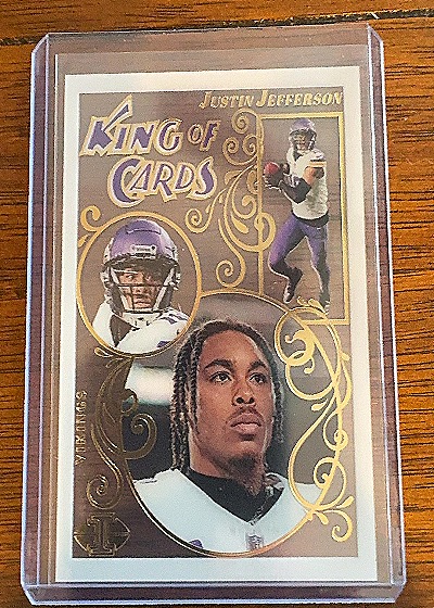 2023 Panini Illusions #10 Justin Jefferson King of Cards — front