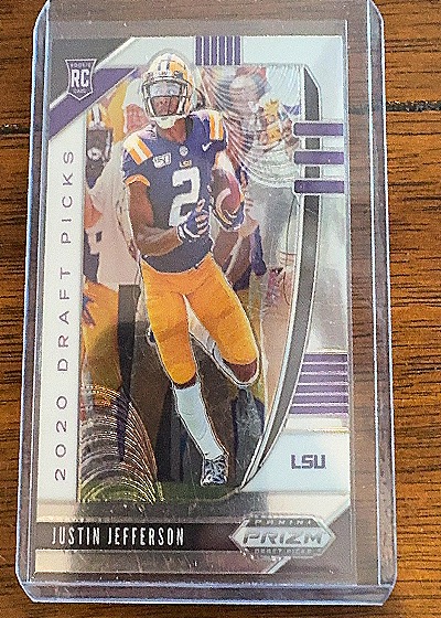 2020 Panini Prizm Draft Picks #126 Justin Jefferson — front