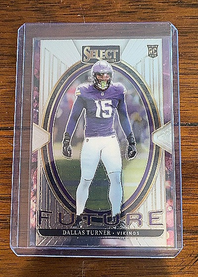 2024 Panini Select #25 Dallas Turner Select Future — front