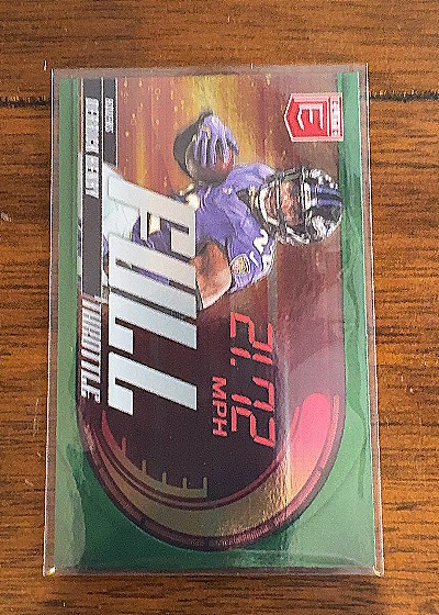 2025 Donruss Elite #8 Lamar Jackson Full Throttle Green — front