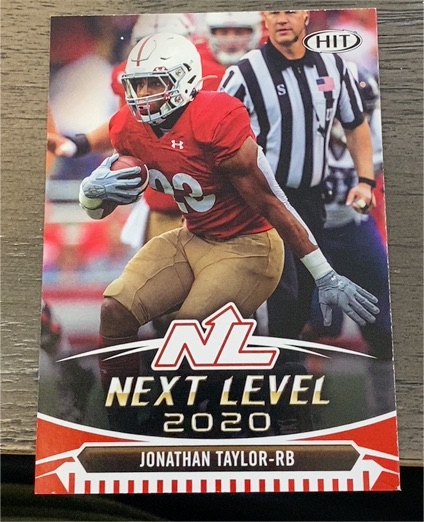 2020 SAGE HIT Next Level #49 Jonathan Taylor — front