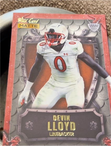 2022 Wild Card Matte #WW-13 Devin Lloyd — front