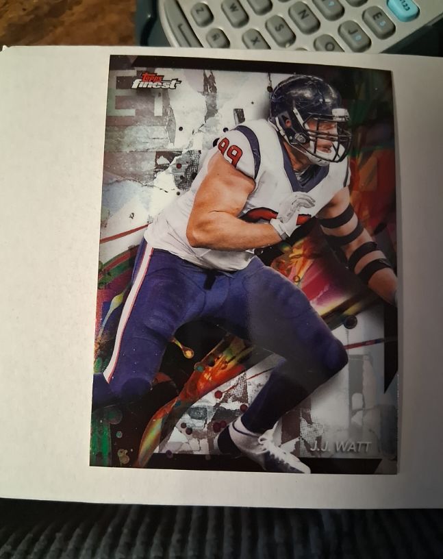 2024 Topps Finest #32 J.J. Watt — front