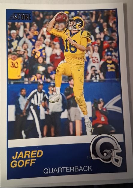 2019 Score #293 Jared Goff Los Angeles Rams — front