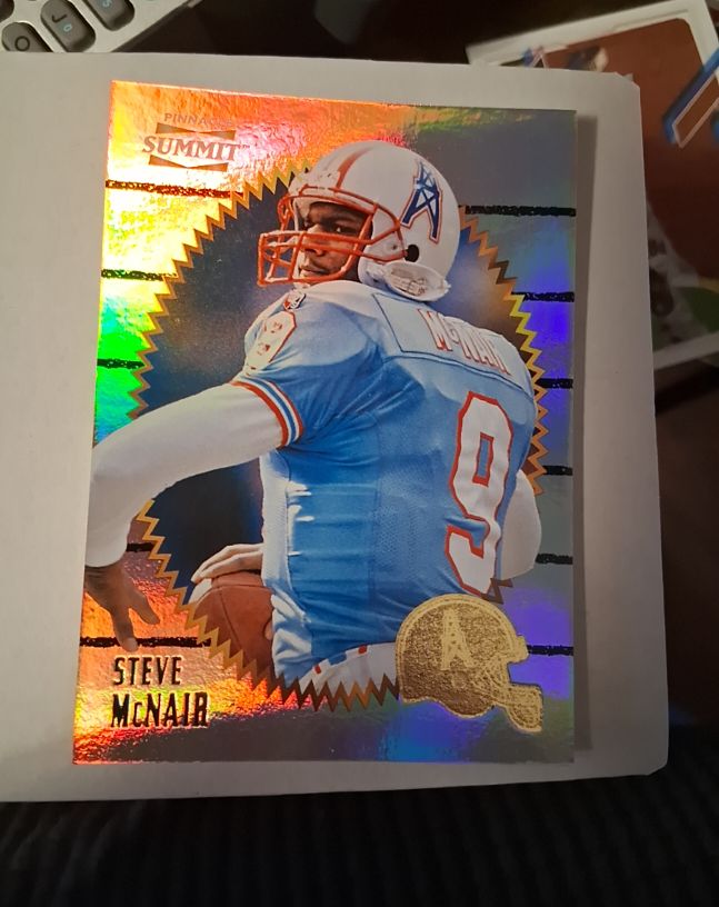 1996 Pinnacle Summit #54 Steve McNair — front