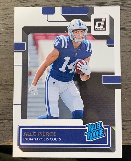 2022 Panini Donruss #321 Alec Pierce — front