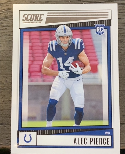 2022 Panini Score #386 Alec Pierce — front
