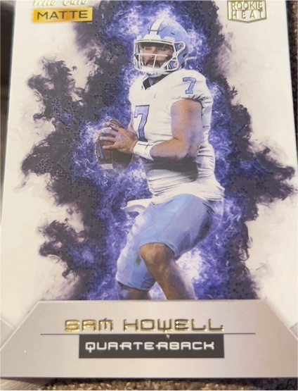 2022 Wild Card Matte Rookie Heat #RH-23 Sam Howell — front