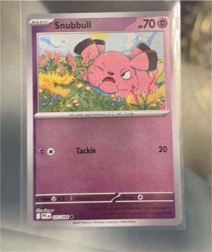 2023 Pokémon ME02: Phantasmal Flames #037 Snubbull — front