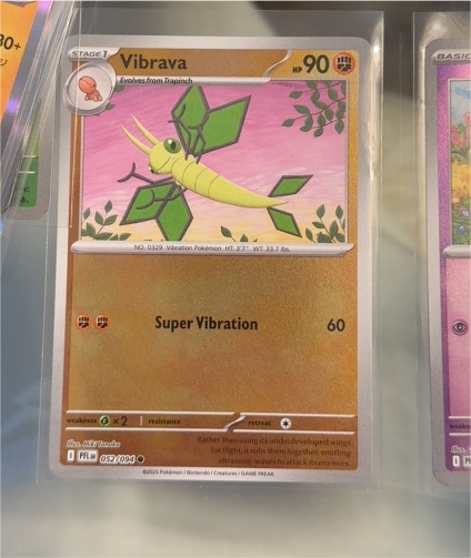2025 Pokémon ME02: Phantasmal Flames #052 Vibrava — front