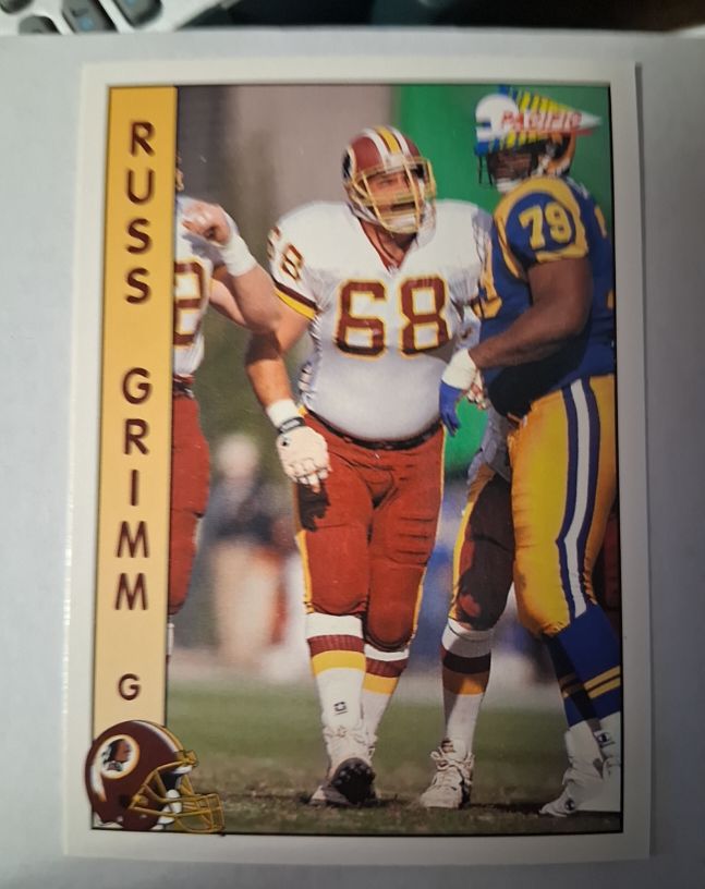1992 Pacific #312 Russ Grimm — front