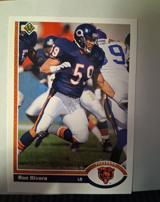 1991 Upper Deck #432 Ron Rivera — front