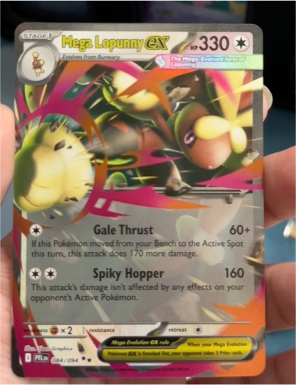 Mega Lopunny ex 084/094 ME02: Phantasmal Flames — front