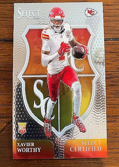 2024 Panini Select #8 Xavier Worthy — front